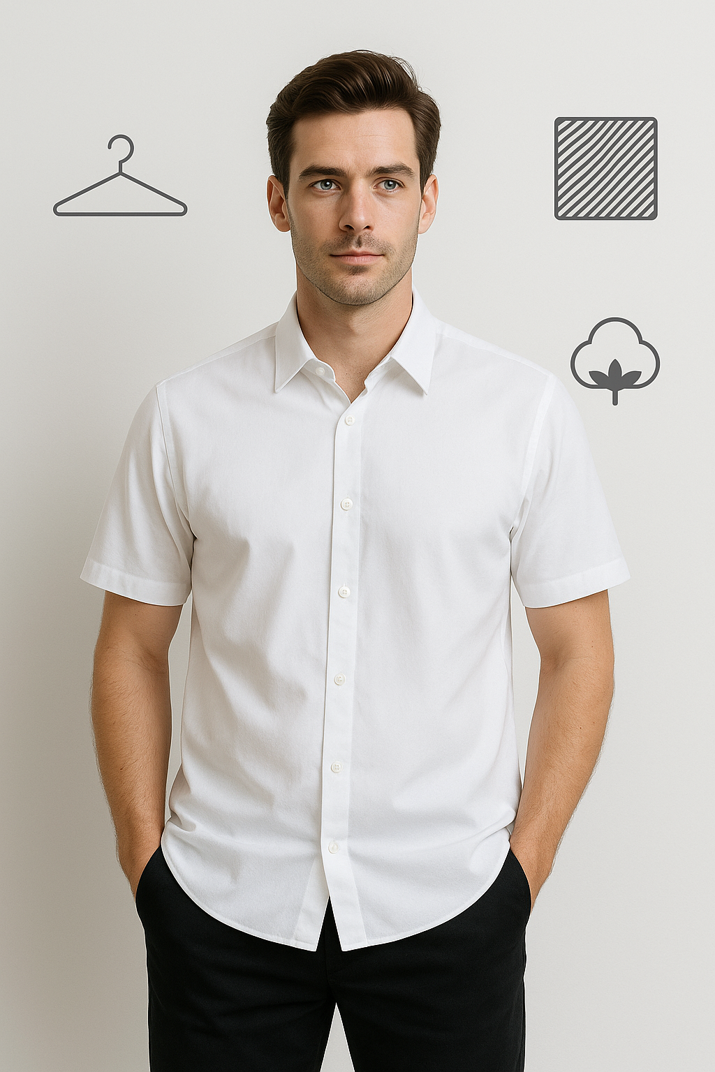 Premium White Oversized Shirt