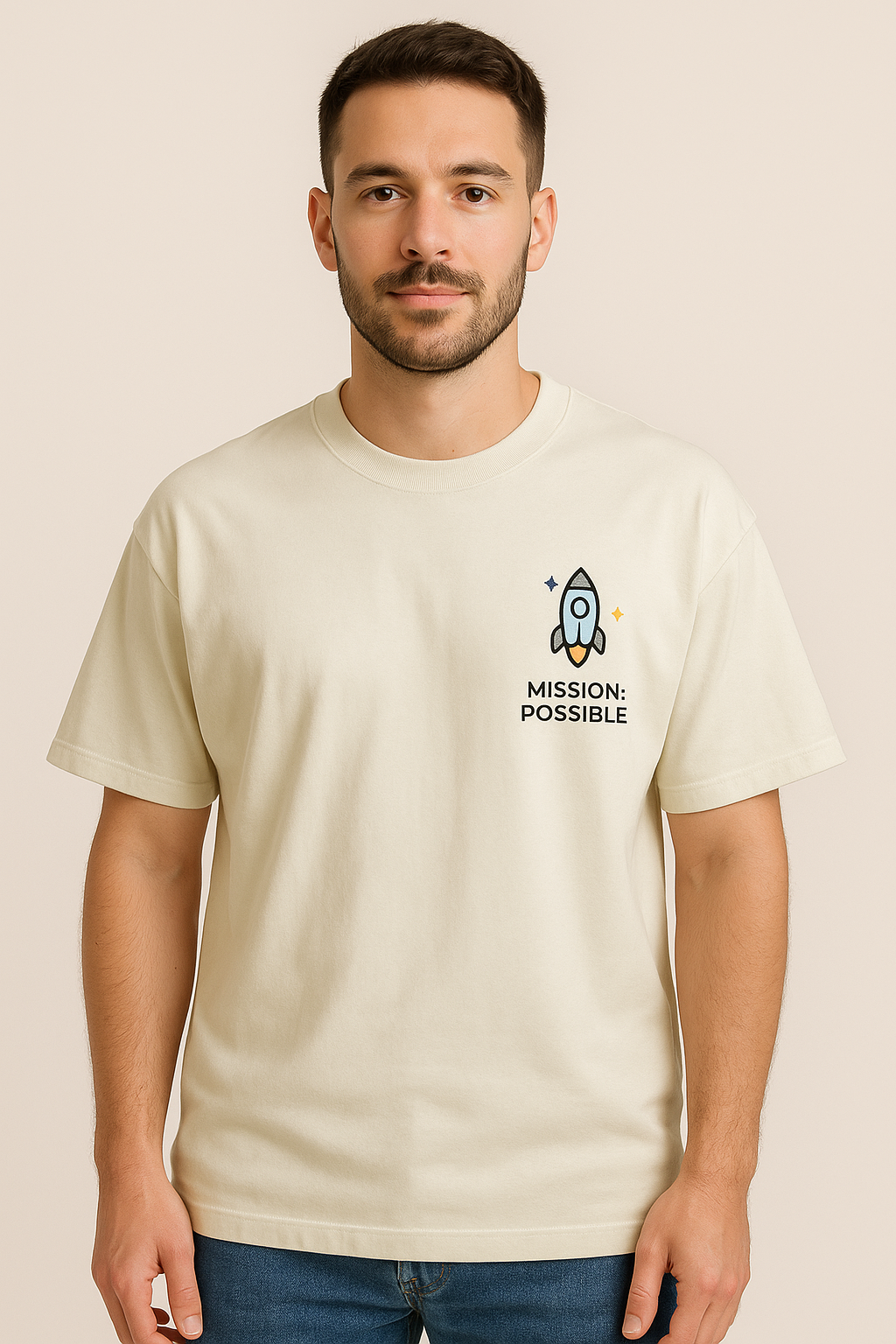 Spaceship Oversized Premium T-Shirt