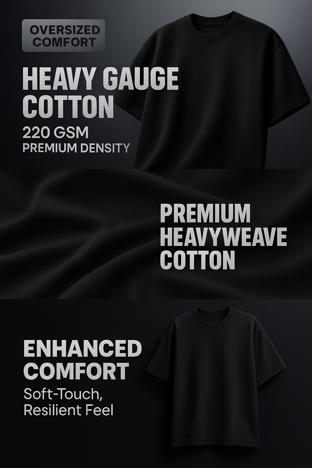 FRIENDS Horror Edition Oversized T-Shirt | 240 GSM HeavyWeight | The Silora