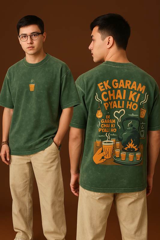 Street Chai Culture Oversized Tee