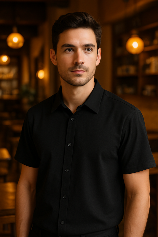 Premium Black Oversized Shirt