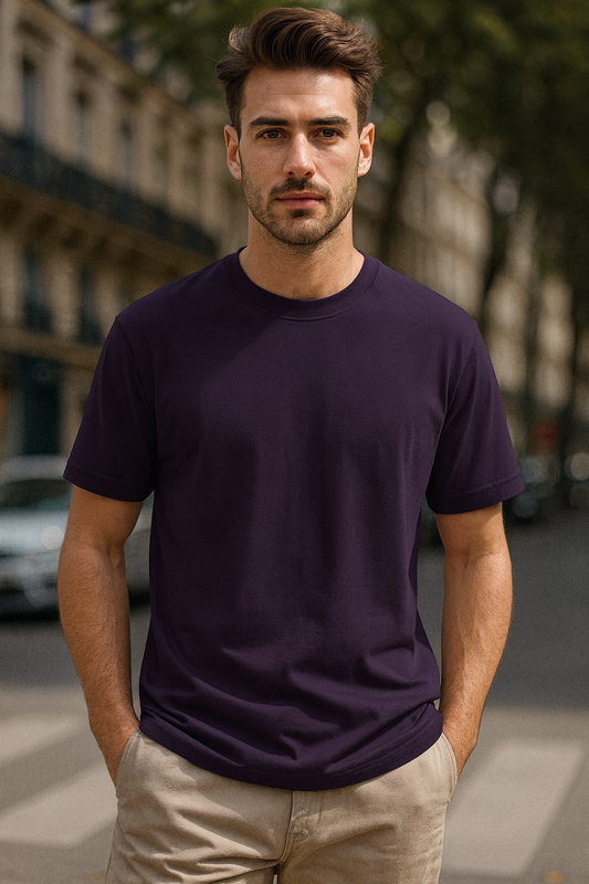 Purple Regular Fit T-Shirt