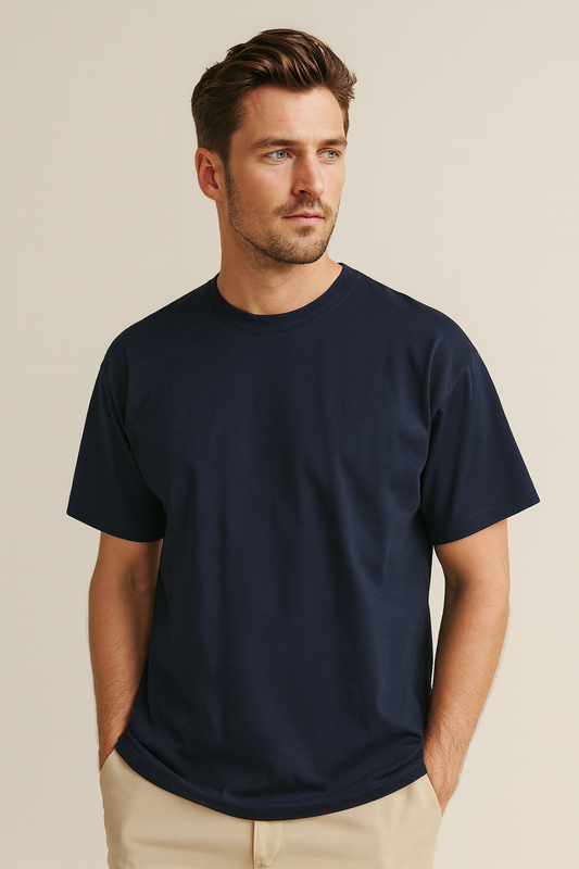 Navy Blue Regular Fit T-Shirt