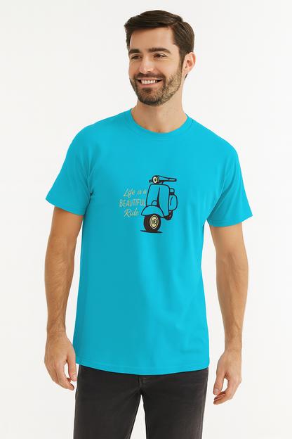 Retro Scooter Ride True Fit T-Shirt