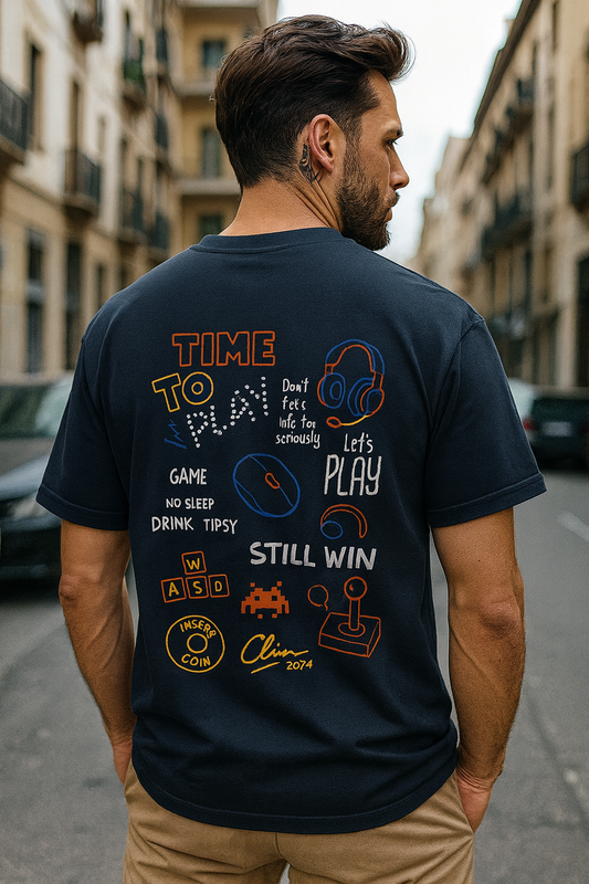 Game On Oversized Premium T-Shirt
