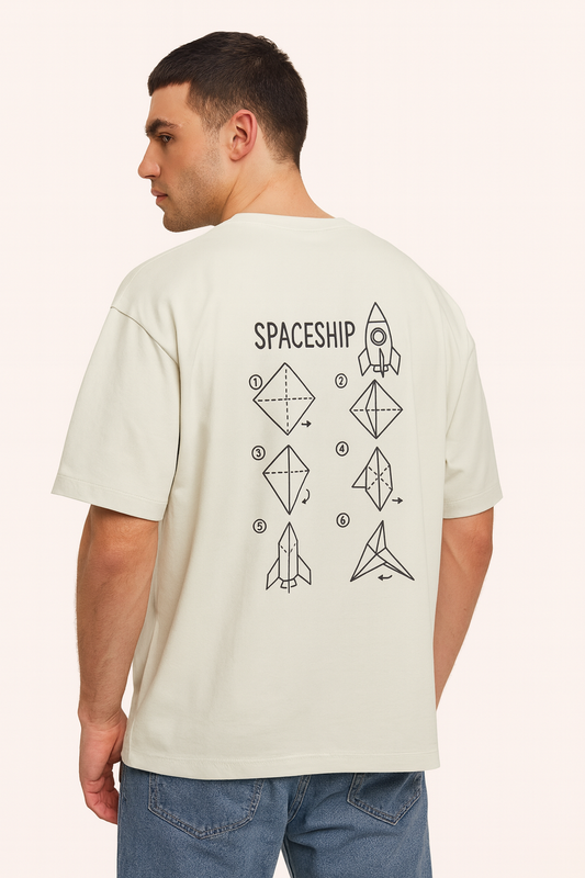 Spaceship Oversized Premium T-Shirt