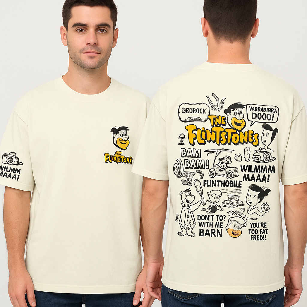 The Flint Stones Premium Oversized T-Shirt