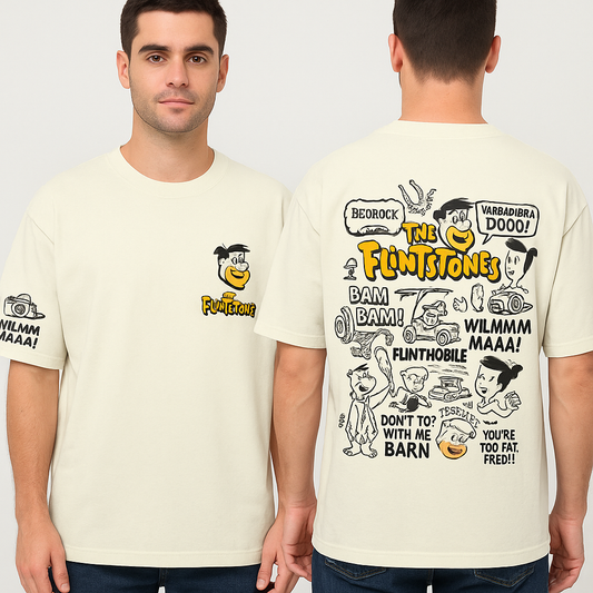 The Flint Stones Premium Oversized T-Shirt