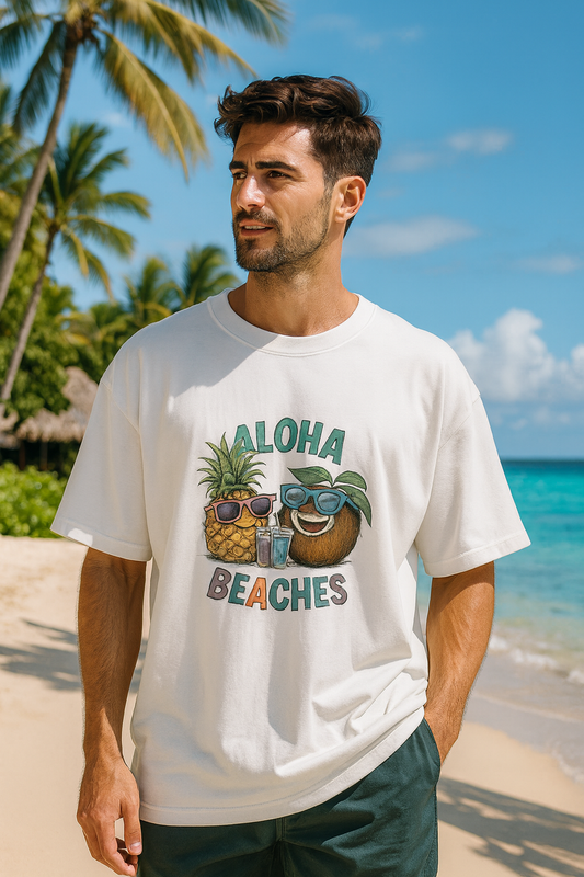 Aloha Beaches Oversized T-Shirt
