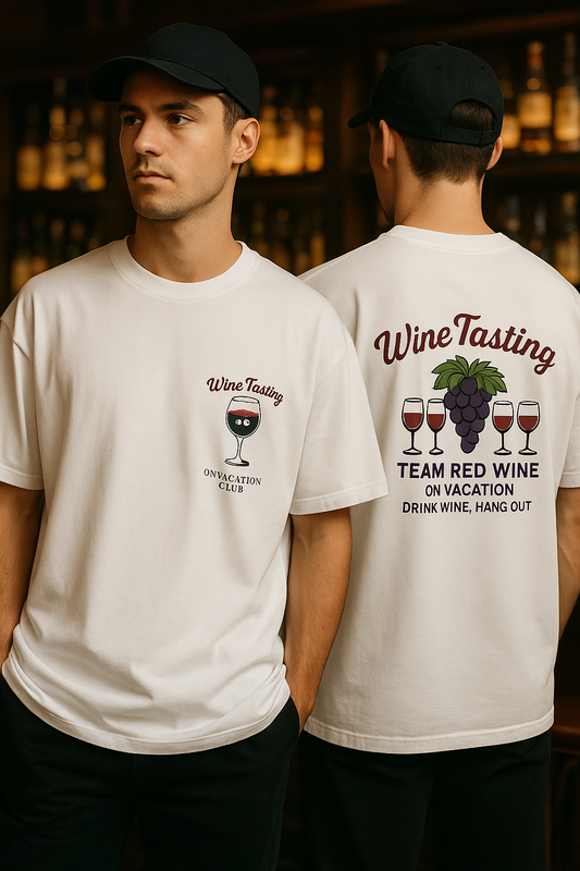 Wine Tasting Oversized T-Shirt