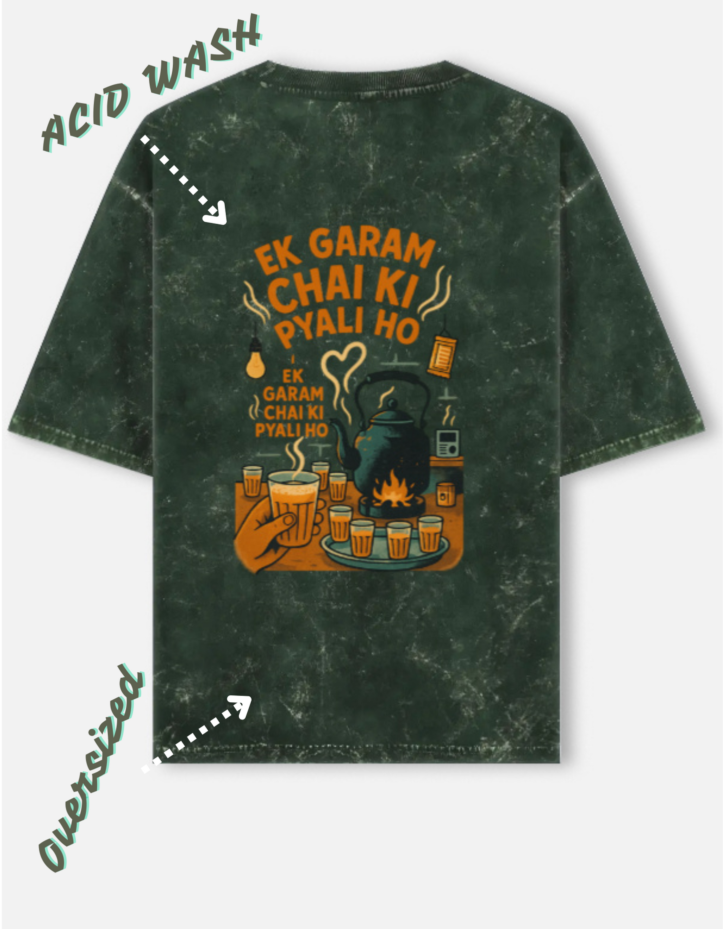 Street Chai Culture Oversized Tee